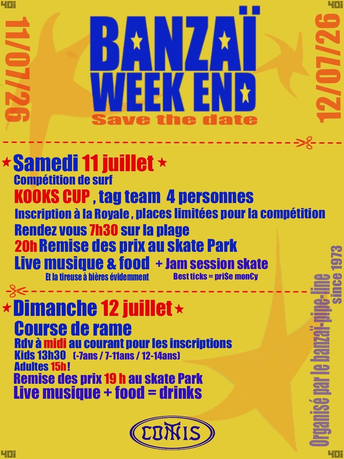 Le week-end 2026 !